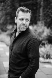 A photo of Author Keith Wakefield in Black & White