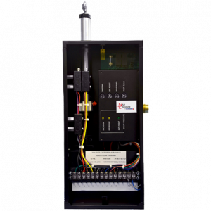 Image of a draft regulator with an integrated linear actuator