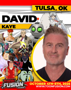 David Kaye will be in Oklahoma for Tulsa Toon Fusion from October 4-5!