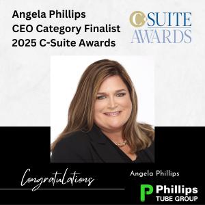 Angela Phillips, finalist in the CEO category at the 2025 C-Suite Awards