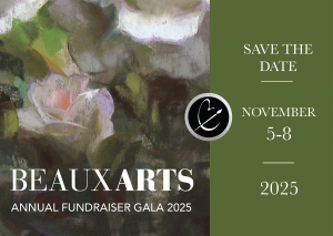 Save the Date Beaux Arts 2025