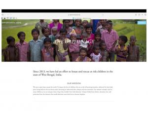 Group of children at an orphanage in India supported by OpportunityHope.org.