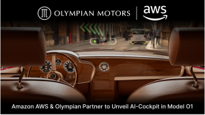 The AI-Cockpit unveiled by Amazon AWS and Olympian Motors