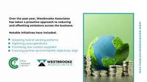 Westbrooke Associates' proactive approach to reducing and offsetting emissions.