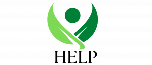 Logo in Lime Green and darker green to look like icon of person with arms outstreteched.