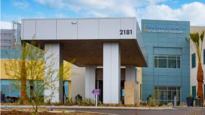 The outside of a medical building