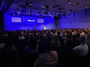 Stu Dorman addresses delegates at the UK National Contact Centre Conference '25