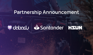 Hisun, Dabadu and Santander - Partnership Announcement Graphic