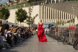 Opening Look from Pia Lindsay Studio at Moscow Fashion Week