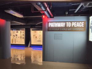 Exhibit entrance for Pathway to Peace: USS Missouri’s World War II Experience