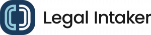 Legal Intaker logo featuring a blue square icon with interlocking brackets forming a stylized ‘I’ and ‘L,’ followed by the text ‘Legal Intaker’ in bold black font.