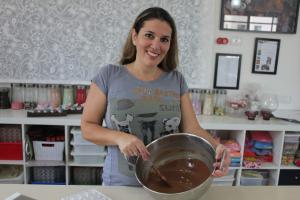 Rony Kahana at a Chocolate Workshop