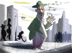 hand drawn street by famous artist