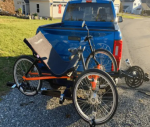 vertical tandem bike rack
