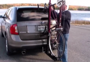 tandem bike hitch rack