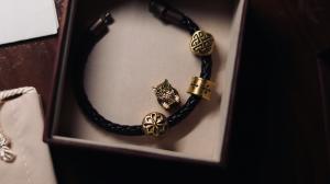 An owl bracelet sold by Artistika