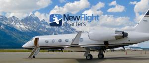 Photo - Gulfstream IV jet charter ready for boarding at Jackson Hole Airport with New Flight Charters
