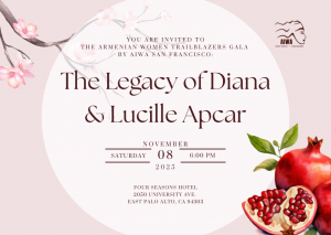 Join us Nov 8 - AIWA-SF Gala The Legacy of Diane & Lucille Apcar