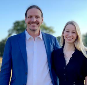 Anna King, Clear's UK Managing Director & Alexander Wipf, Founder of Clear Germany