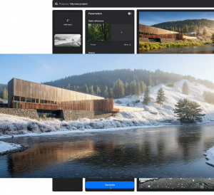 Alpharender, Exteriors