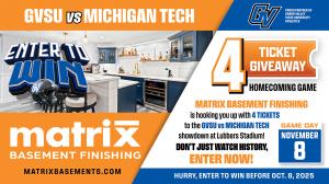 GVSU Homecoming Game Sweepstakes
