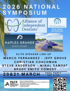 Flyer promoting the AID National Symposium March 20 - 21, 2026 in Naples, FL.