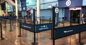 Amtrak's new signage and branding at Union Station