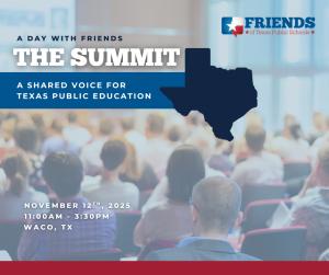 The Summit: A Shared Voice for Texas Public Education, November 12, 2025, Baylor McLane Stadium, Waco, Texas