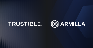 Logos of Trustible and Armilla AI to announce partnership