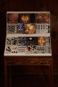 A modular synthesizer