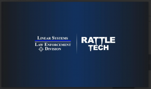 Rattle Tech and Linear Systems logos representing their strategic partnership to advance cloud and AI solutions for law enforcement.