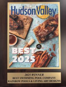 Rainbow Pools of Hudson Valley, NY wins Best of Hudson 2nd Consecutive Year