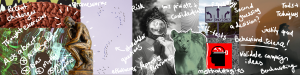 Ask a behavioral scientist artwork with doodles