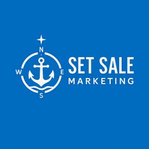 set sale marketing logo