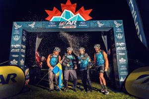 Race winners the Swedish Armed Forces Adventure Team