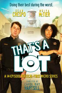 In a slightly more dystopian future run entirely by tyrants and buffoons, Gen X Sean (white, 40's) and Gen Z Moiya (black, 30) are two down-on-their-luck security guards on the last TV and movie studio in the West. Standing in front of the Stage Four buil