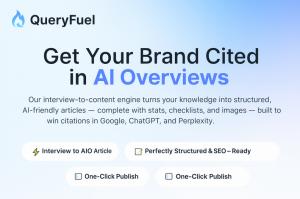 QueryFuel turns expert knowledge into structured, AI-friendly articles built to win citations across leading AI search engines.