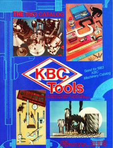 image of catalog cover of KBC (Kabaco) 1983