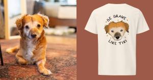 “Be Brave Like Tiki” T-shirts