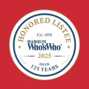2025 Honored Listee by Who'sWho - Established 1898