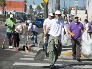The September cleanup of Hollywood Village brought together 120 volunteers in the name of a cleaner, safer Hollywood. 