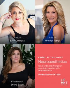 Join industry experts, for “Get The YES And Strengthen Your Design Practice With Neuroaesthetics” at The Point, on Sunday, October 26 at 2 p.m.