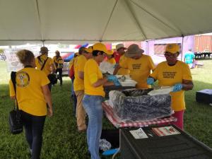Scientology Volunteer Ministers served more than 15,000 meals on the first day of two Relief Days in Freeport.