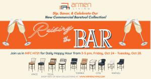 Armen Living will host Daily Happy Hour Events from 3-5 pm starting on Friday, October 24, through Tuesday, October 28, 2025.