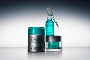 CISL Seoul K-Clinical skincare collection featuring Dual Infushot Serum, BioBarrier Cream, and Ultra Wrinkle Correxion Serum on white background.