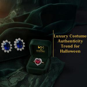 Stylish Halloween look with luxury fine jewelry