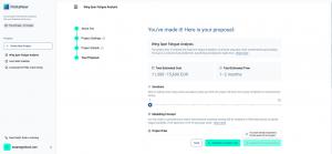 FiniteNow generating an instant quote for a simulation project based on user requests