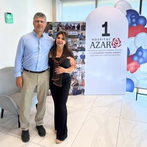 Dr. Ron Elli and Mexico Cosmetic Center Director Flora