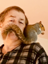 Dan and Gracie the Squirrel