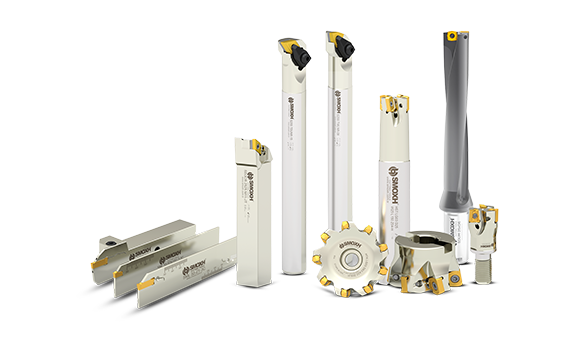 Collection of SMOXH brand cutting tools designed for turning, milling, and drilling operations in precision machining